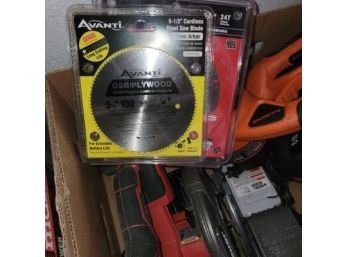 Box Of Misc Power Tools And More #5 - Garage