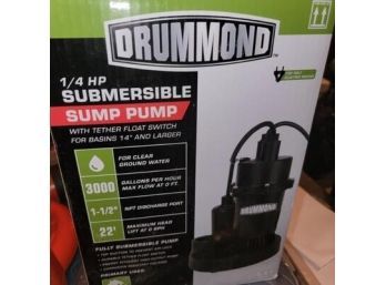 Drummond Submersible Sump Pump
