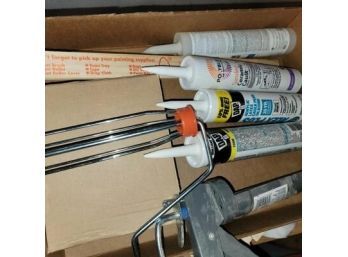 Lot Of Caulk And Misc Items