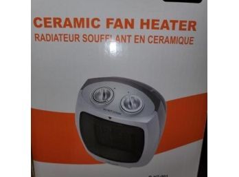 Ceramic Fan Heater #1 - Downstairs