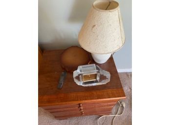 Lamp, Clock And Misc Items