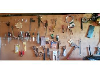 Wall Full Of Misc Tools