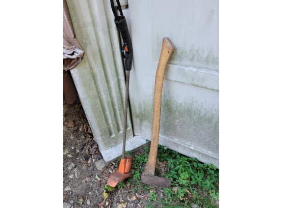 Axe And Vintage Weed Whacker - As Is Untested