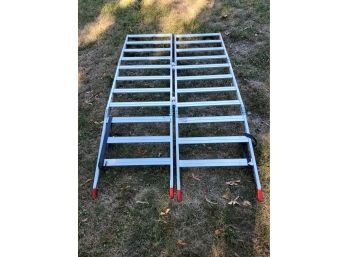 Metal Folding Car Ramps - Measurements Are Pictures