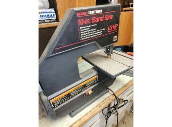 Sears Craftsman 10-in Band Saw - 1/3 HP - Untested - As Is