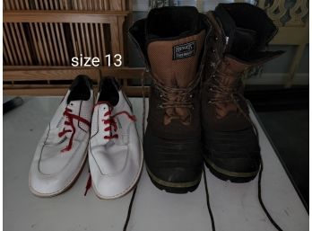 Size 13 Boots & Bowling Shoes