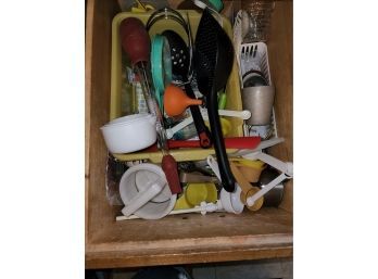 Drawer Full Of Misc Kitchen Items