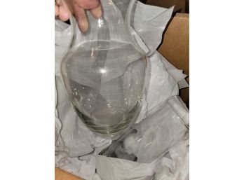 Two Boxes Of Misc Glassware - Basement