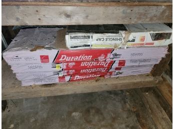 4 Duration Boxes Of Shingles And 1 Box Of Shingle Cap