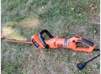 Black And Decker Electric Hedge Trimmer - Untested - As Is