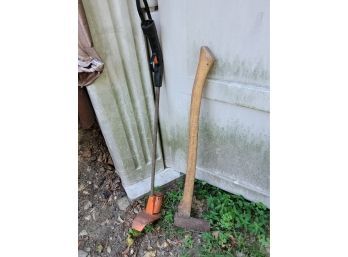 Axe And Vintage Weed Whacker - As Is Untested