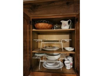 Cabinet Full Of Misc Kitchen Items