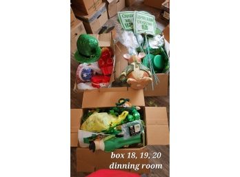 St Patricks Day Decor Box 18, 19, 20  - (Dining Room)