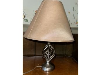 Beautiful Metal Table Lamp - (Main Room)