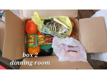 Halloween Decor Box 2  - (Dining Room)