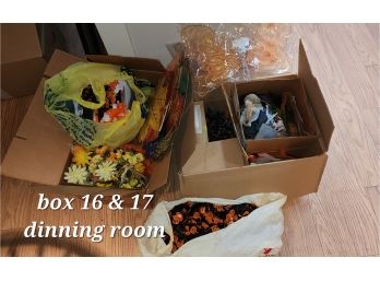 Fall And Halloween Decor Box 16 & 17  - (Dining Room)