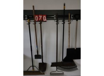 Lot Of Gardening Tools (rack Not Included)