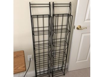 Set Of Two DVD Stands