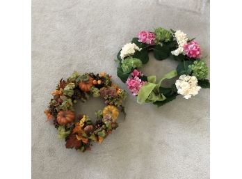 Set Of Two Wreaths