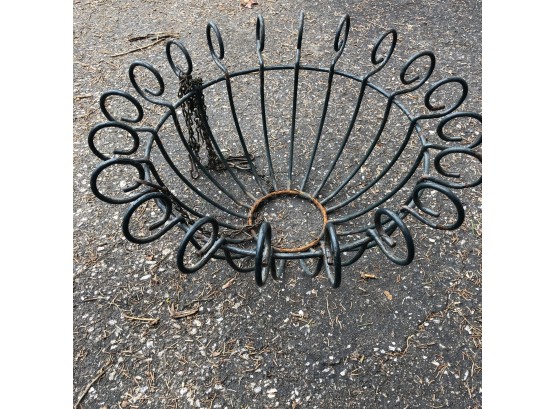 Vintage Metal Wire Plant Basket