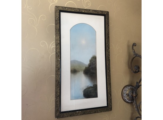 Late 1800s Framed Watercolor