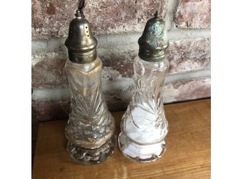 Glass Salt And Pepper Shakers
