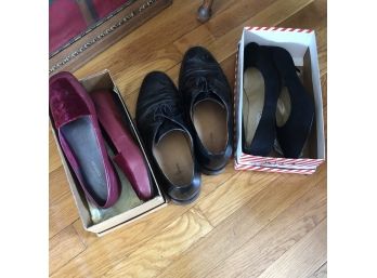 Lot Of Three Vintage Shoes