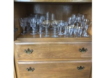 Fancy Glassware Lot, Including Lenox