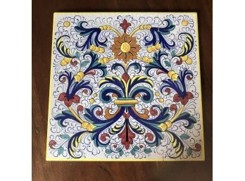 Colorful Tile Trivet 10'