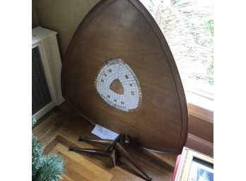 Vintage Teardrop Table With Mosaic Center