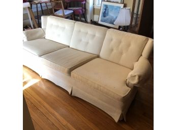 Vintage Ivory Couch