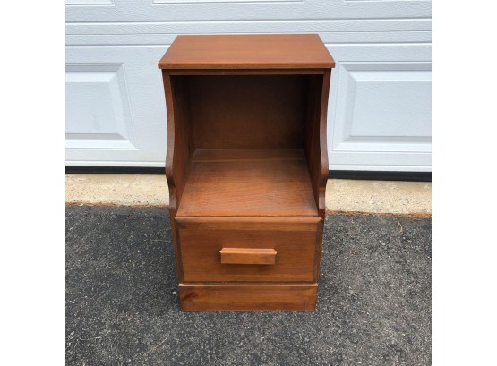 Small Vintage Table With Drawer And Cubby