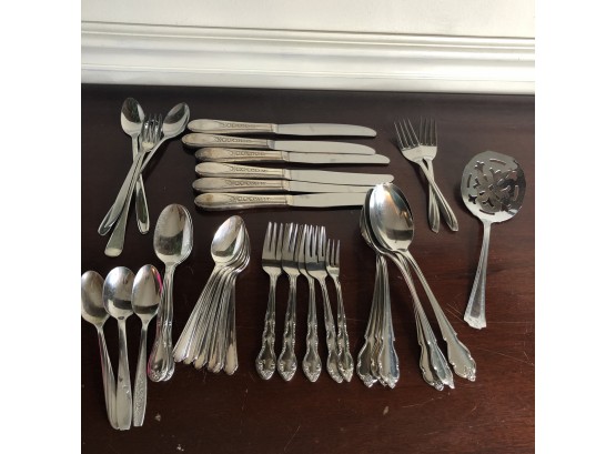Vintage Silverplate And Stainless Cutlery Lot No. 2