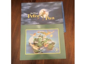 Disney Store Peter Pan Lithograph Print 11'X14'