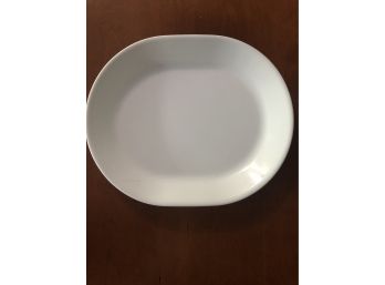 Corelle White Oval Platter 12'