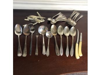 Vintage Silverplate And Stainless Cutlery Lot No. 6