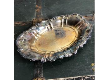 Towle Silver Plate Oval Platter Art Nouveau 12'