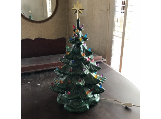 Vintage Musical Ceramic Christmas Tree