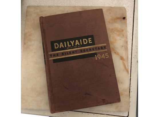1945 DailyAide 'The Silent Secretary' Book