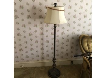 Vintage Floor Lamp With Weighted Base