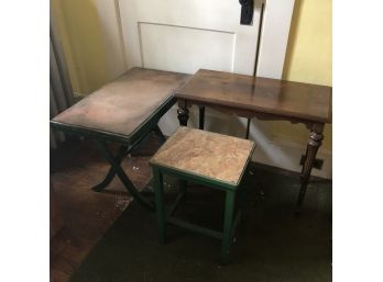 Trio Of Small Tables