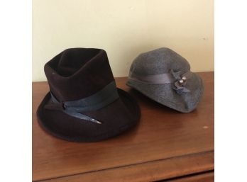 Pair Of Vintage Hats