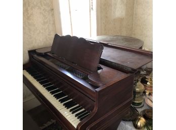 Vintage Chickering Piano And Bench