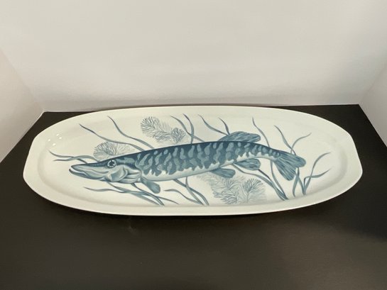 French Porcelain Fish Platter -(DM)