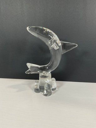 Steuben Crystal Glass Shark - (DM)