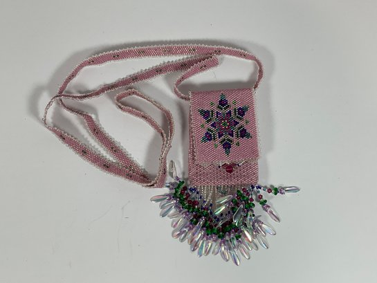 Hand Beaded Coin Purse By Roberta Troeder