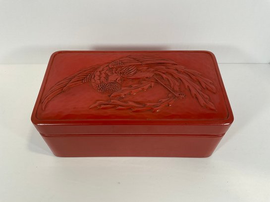 Modern Carved Japanese Box - (DM)