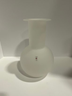 Italian Frosted Glass CIVE Vase - (DM)