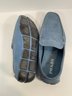 Mens Blue Prada Suede Loafers - (DM)