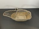 French Silver Wine Pouring Basket - (DM)